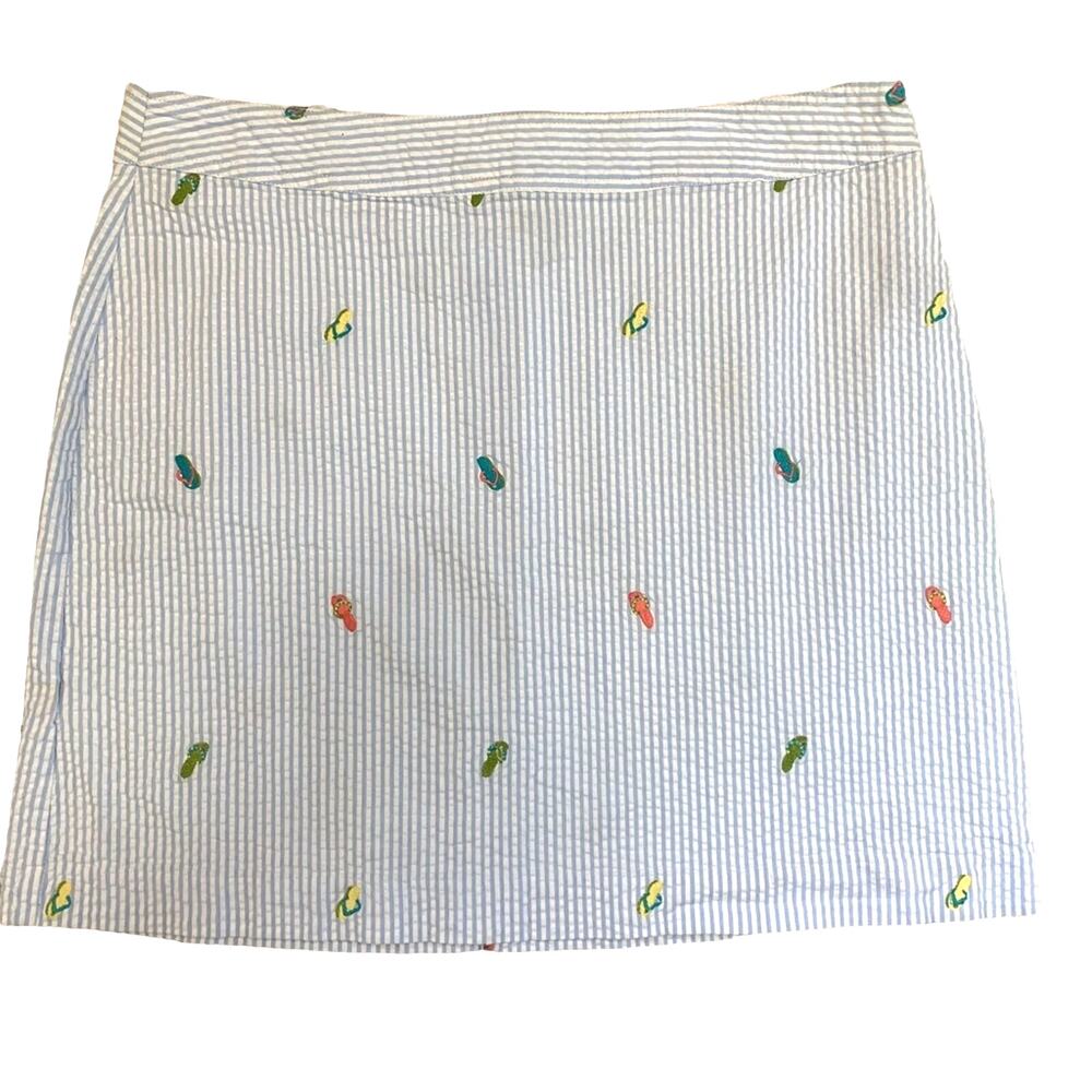 Shaver Lake Flip Flop Motif‎  Mini Skirt Women's Size 10